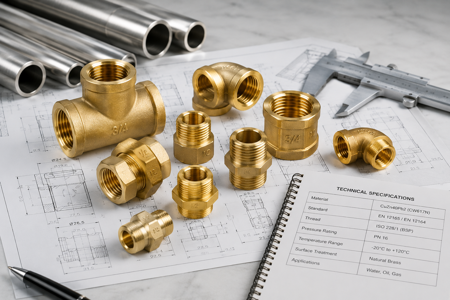 brass pipe fittings