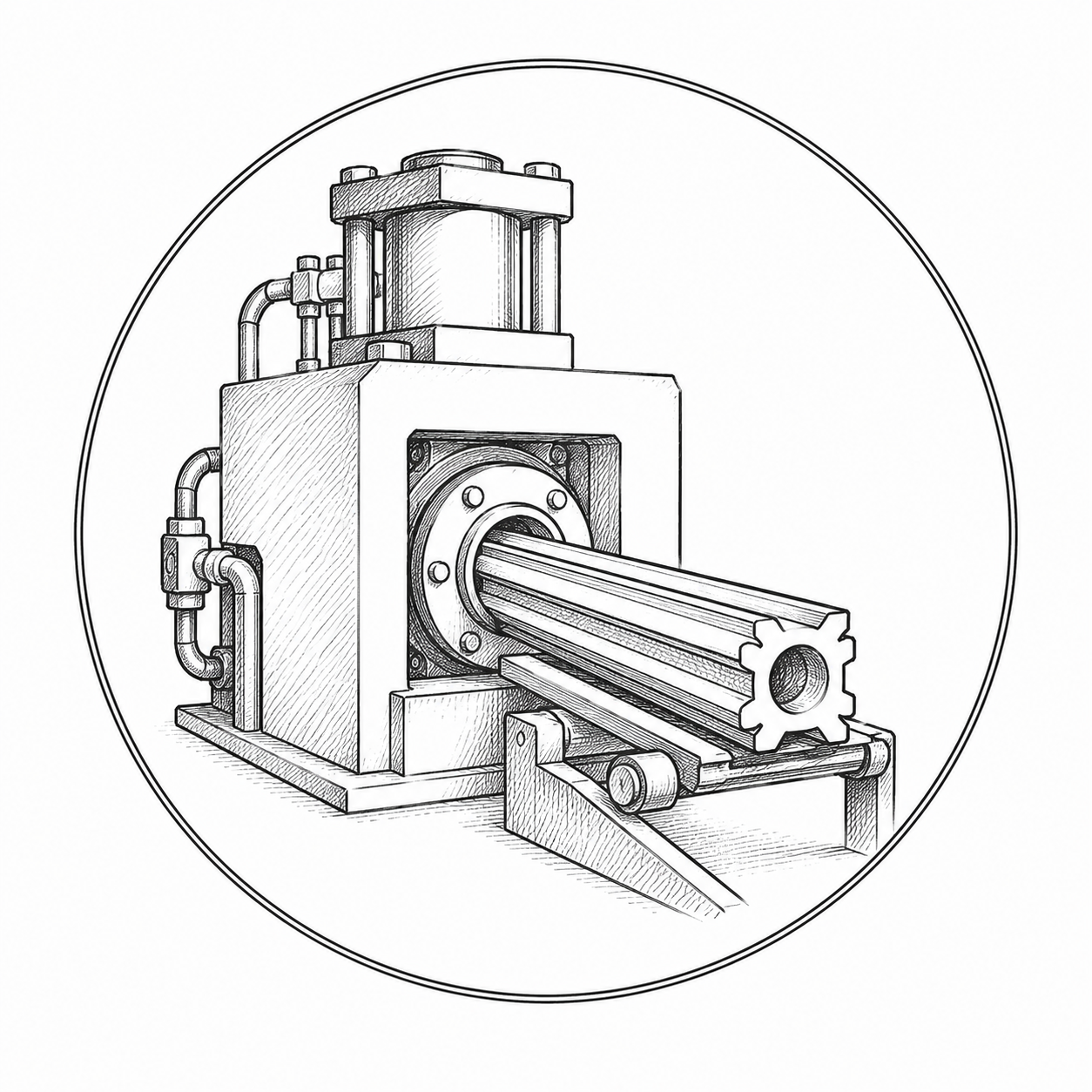 Home extrusion press